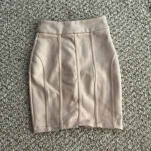 Oh Polly suede skirt